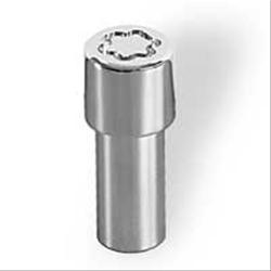 Lug Nuts, Shank with Washer, 1/2 in. x 20 RH, Closed End, Locking, Chrome Plated Steel, Set of 4