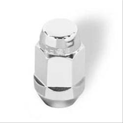 Lug Nuts, Conical Seat, Bulge, 1/2 in. x 20 RH, Closed End, Chrome Plated Steel, Set of 4