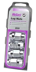 Lug Nuts, Conical Seat, Bulge, Steel, Chrome, 14mm x 1.50 RH, Set of 4