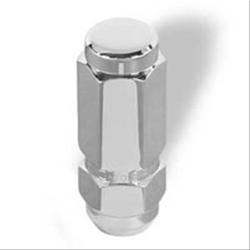 Lug Nuts, Conical Seat, Duplex, 1/2 in. x 20 RH, Closed End, Chrome Plated Steel, Set of 8