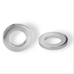 Lug Nut Washers, Polished, Stainless Steel, Centered Round, 1.224 in. O.D., Set of 10