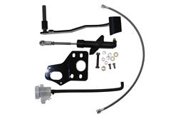 Clutch Master Cylinder, Direct Fit Hydraulic Conversion, Braided Stainless Steel Hose, Clutch Pedal, Chevy, Kit