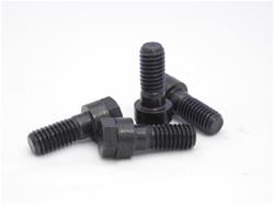 Bolts, Pressure Plate, Steel, Black Oxide, 3/8-16 in. Chevy, Mopar, 1955-1985, V8, Set of 6