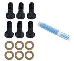 BOLT KIT 6 3/8-16 X 1.000" CHROMOLY - BLACK OXIDE 9/16 HEX HEAD