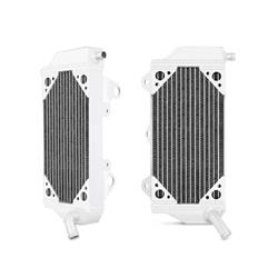 Radiator, Mishimoto X-Braced, Downflow, Natural, Aluminum, Left Side, Yamaha