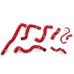 Radiator Hoses, Upper, Lower, Silicone, Red, Mini, 1.6L, Kit