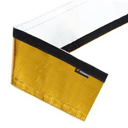 Heat Sleeve, Gold, Velcro® Closure, Hoses/Wires, 0.500 in. Wide, 3 ft. Length, Each