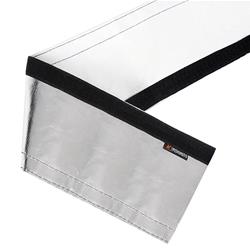 Heat Barrier, Heat Shielding Sleeve, Silver 1/2x36