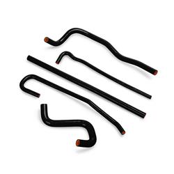 Hose Kit, Cooling System, Ancillary, Silicone, Black, Chevy, Kit