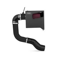 Air Intake, Performance, Red Filter, Black Wrinkle Aluminum Tube, Subaru, 2.0L, Kit