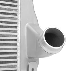 Intercooler, Aluminum, Natural, 3.25 in. Inlet, Factory Quick Connect Outlet, Slip Fit, Chevy, GMC, Duramax