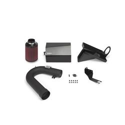 Air Intake, Performance, Red Filter, Black Wrinkle Aluminum Tube, Black Aluminum Air Box, BMW, 2.0L, 3.0L, Kit