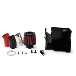 Air Intake, Performance, Red Filter, Black Wrinkle Tube, Aluminum, Mini, 2.0L, Kit