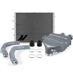 Intercooler, Power Pack Bundle, Air to Water, Aluminum, OEM Color Matched, Lime Rock Gray, BMW, Kit