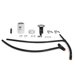 Coolant Filter, Bracket, Black Silicone Hoses, Shut-off Valves, Ford, 6.0L Diesel, Kit