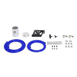 Coolant Filter, Bracket, Blue Silicone Hoses, Shut-off Valves, Ford, 6.4L Diesel, Kit