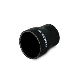 Silicone Hose Coupling, Straight, Black, 2.000 in. Inlet/2.500 in. Outlet, 3 in. Long, Each