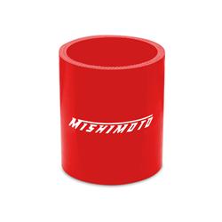 Silicone Hose Coupling, Straight, Red, 2.250 in. Inlet/2.250 in. Outlet, 3 in. Long, Each