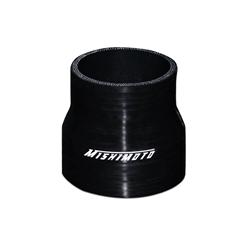 Silicone Hose Coupling, Straight, Black, 2.500 in. Inlet/3.000 in. Outlet, 3 in. Long, Each