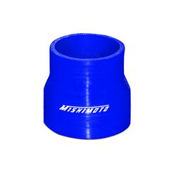 Silicone Hose Coupling, Straight, Blue, 2.500 in. Inlet/3.000 in. Outlet, 3 in. Long, Each