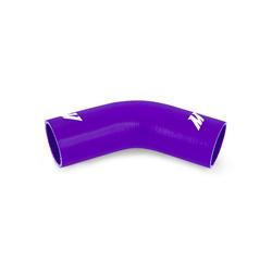 Silicone Hose Coupling, 45 Degree Elbow, Purple, 2.500 in. Inlet/2.500 in. Outlet, Each