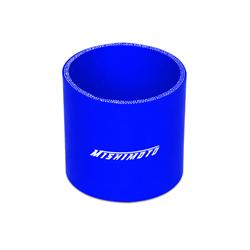 Silicone Hose Coupling, Straight, Blue, 2.500 in. Inlet/2.500 in. Outlet, 3 in. Long, Each