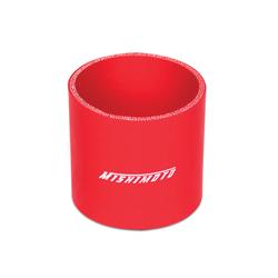 Silicone Hose Coupling, Straight, Red, 3.000 in. Inlet/3.000 in. Outlet, 3 in. Long, Each