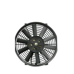 Fan, Slim, Electric, Single, 10 Blades, 950 cfm, 6.80 amps, 10 in. Fan Diameter, Shroud, Plastic, Black, Each