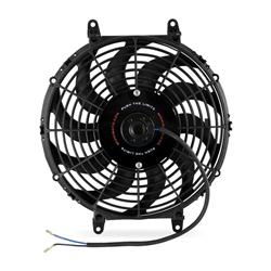 Radiator Fan, Electric, Single, Curved Blade, 12 in. Diameter, 1,150 cfm, Reversible, 7.60 Amps, Each