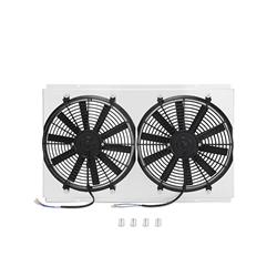 Cooling Fan Module, Dual 14 in. Electric Fans, Aluminum Shroud, Chevrolet, Each