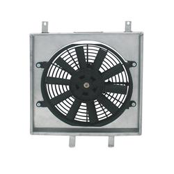 Fan, Electric, Single 12 in. Push/Puller, 1,866 cfm, Plastic Blades, Aluminum Shroud, for use on Honda®, Kit