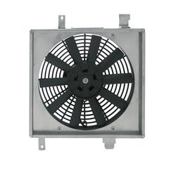 Electric Fan and Shroud, Single, Puller, 933 cfm, Plastic/Aluminum, for use on Acura®, Kit