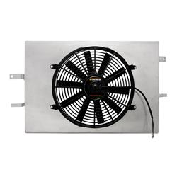 Electric Fans with Shroud, Single, 1,500 cfm, 5.6 Amps, Ford, Kit