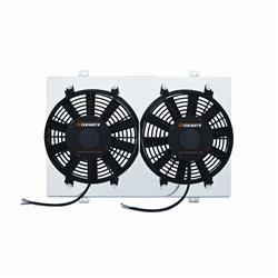 Fan, Electric, Dual, Puller, 1,866 cfm, Black Plastic Blades, Aluminum Shroud, Mazda, Kit