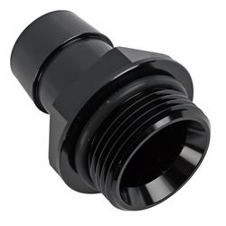 Fittings and Adapters, -16ORB to 1 in. Hose Barb Aluminum Fitting, Black, Each