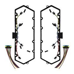 Glow plug harness and gasket, 1998-2003 Ford 7.3L Powerstroke Glow plug harness and gasket