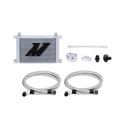 Fluid Cooler, LS1/LS2 Front-Sump Race Engine Oil Cooler, Plate, Aluminum, Natural, -10 AN Male Threads Inlet/Outlet, Pontiac, 5.7L, 6.0L, Kit