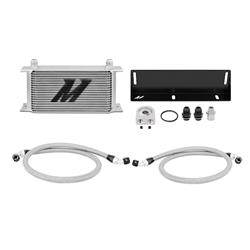 Oil Cooler, Heat Sink, Aluminum, Natural, -10 AN Male Threads Inlet/Outlet, Ford, 5.0L, Kit