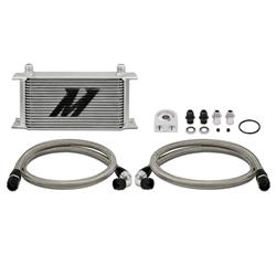 Oil Cooler, Aluminum, Natural Finish, Universal, Kit