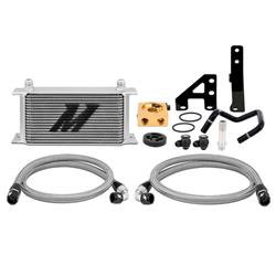 Oil Cooler, Thermostatic, -10 AN Male Threads Inlet/Outlet, 19 Row, Aluminum, Natural, Subaru, Kit