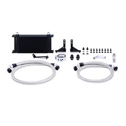 2014+ Ford Fiesta ST black, non-thermostatic, oil cooler kit. This kit drops oil temperatures 35°F compared to