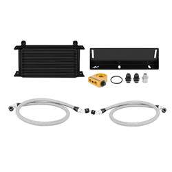 Oil Cooler, Heat Sink, Aluminum, Black Anodized, -10 AN Male Threads Inlet/Outlet, Ford, 5.0L, Kit