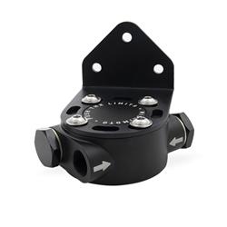Oil Cooler Kits & Components, Remote Oil Filter Head, M22x1.5 Thread, Black