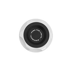 Oil Fill Cap, Aluminum, Round, Black/Clear Anodized, Screw-In, Toyota, Each