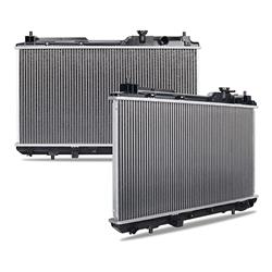 Radiator, Performance Fit, 2-Row, Aluminum, Natural, Chevy, Each