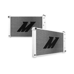 Radiator, Performance, Crossflow, 2-row, Aluminum, Natural, Transmission Cooler, Chevy, Each