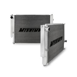 Radiator, Performance, Crossflow Style, Dual-row, Aluminum, Natural, BMW, Manual, Each