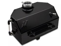 Coolant Reservoir Tank, Rectangular, Recirculating, Bolt-in, Aluminum, Black Anodized, Ford, Each