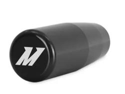 Shift Knob, Weighted, Cylindrical Style, Steel, Black, Mishimoto Logo, 4.3 in. Height, Manual, Each