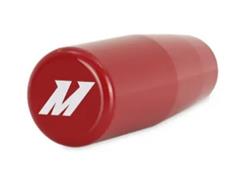 Shift Knob, Weighted, Cylindrical Style, Steel, Red, Mishimoto Logo, 4.3 in. Height, Manual, Each